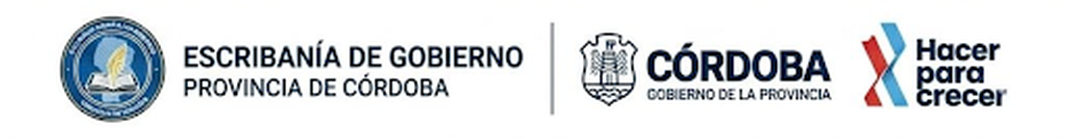 Escribanía de Gobierno · Provincia de Córdoba